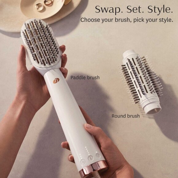 T3 AIREBRUSH DUO Dual-Attachment Blow Dry Brush‎ NWT main image 4